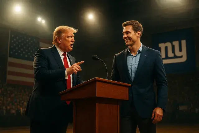 Trump Defends Dart Over Rally Backlash, Praises Giants Quarterback's Potential